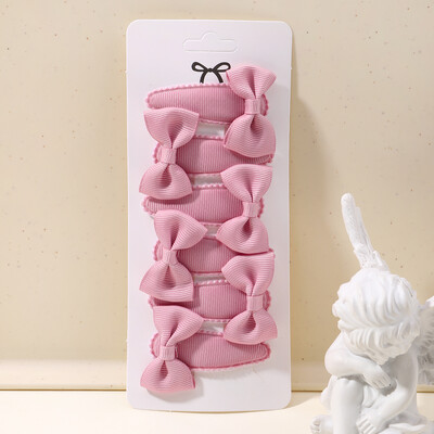 6 bucăți minunate funde ac de păr pentru copii pentru bebeluși, agrafe de păr de culoare uni, cleme de păr pentru fete, accesorii pentru păr pentru copii