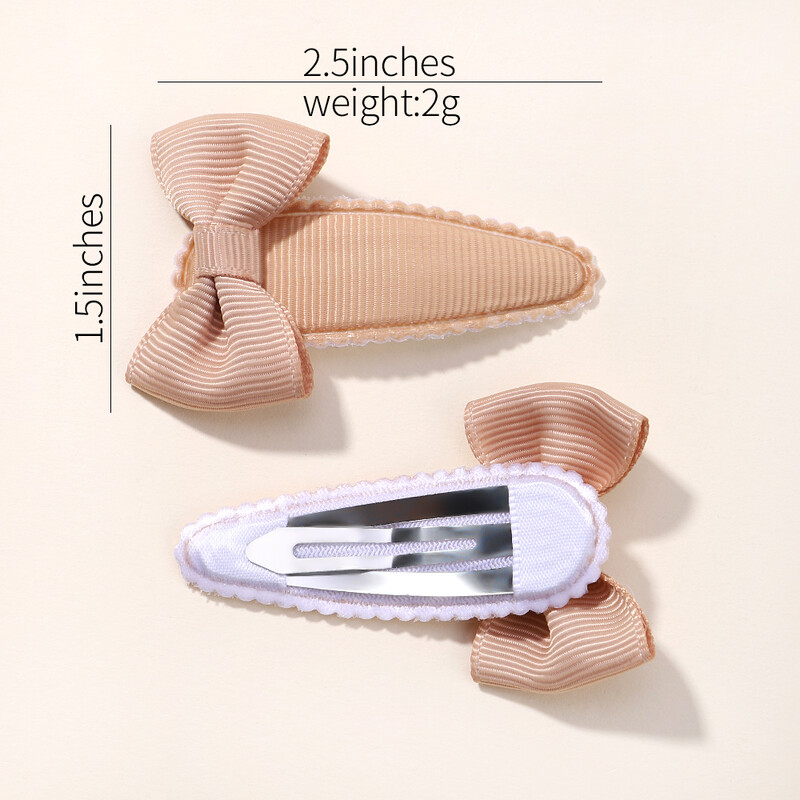 6 bucăți minunate funde ac de păr pentru copii pentru bebeluși, agrafe de păr de culoare uni, cleme de păr pentru fete, accesorii pentru păr pentru copii