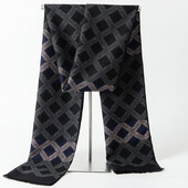 Brand de designer, carouri, iarnă, bărbați, eșarfă de cașmir, caldă, pashmina, ocazional, moale, lung, șal, înveliș, batic pentru bărbați, eșarfe de afaceri