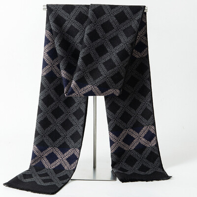 Brand de designer, carouri, iarnă, bărbați, eșarfă de cașmir, caldă, pashmina, ocazional, moale, lung, șal, înveliș, batic pentru bărbați, eșarfe de afaceri