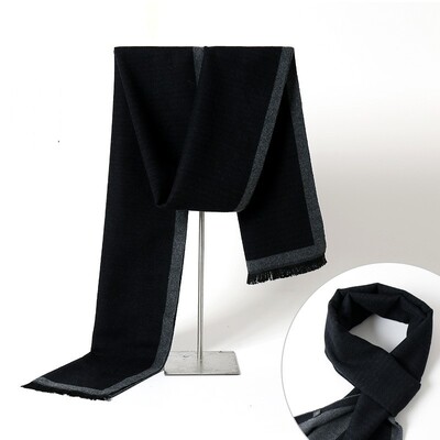 Eșarfă pentru bărbați în carouri de marcă de lux, iarnă, cașmir, eșarfe pentru bărbați, eșarfe pentru bărbați, șal lung, pashmina, Cadouri de Crăciun pentru bărbați