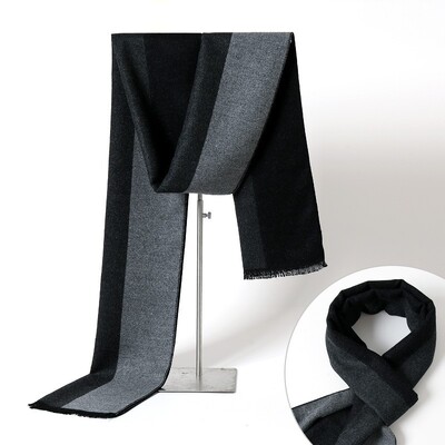 Eșarfă pentru bărbați în carouri de marcă de lux, iarnă, cașmir, eșarfe pentru bărbați, eșarfe pentru bărbați, șal lung, pashmina, Cadouri de Crăciun pentru bărbați