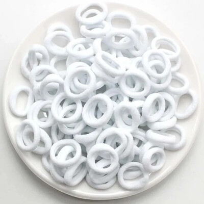 200 БР. жени, момичета, цветни найлонови еластични ленти за коса, опашка, държат малки ластици за коса, гумени ленти, скрънчи, аксесоари за коса