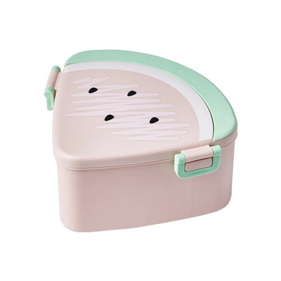 Кутия за обяд с 3 отделения с лъжица юфка Пръчици за хранене Кутия Bento за възрастни Деца Контейнер за храна с възможност за микровълнова фурна без BPA