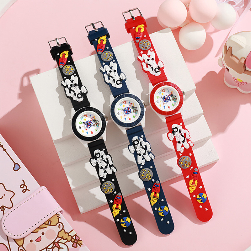 1buc/2buc-ceas la modă și drăguț pentru copii, ceas cu design animal din desene animate, potrivit pentru cadouri de ziua de naștere, esențial pentru cadouri