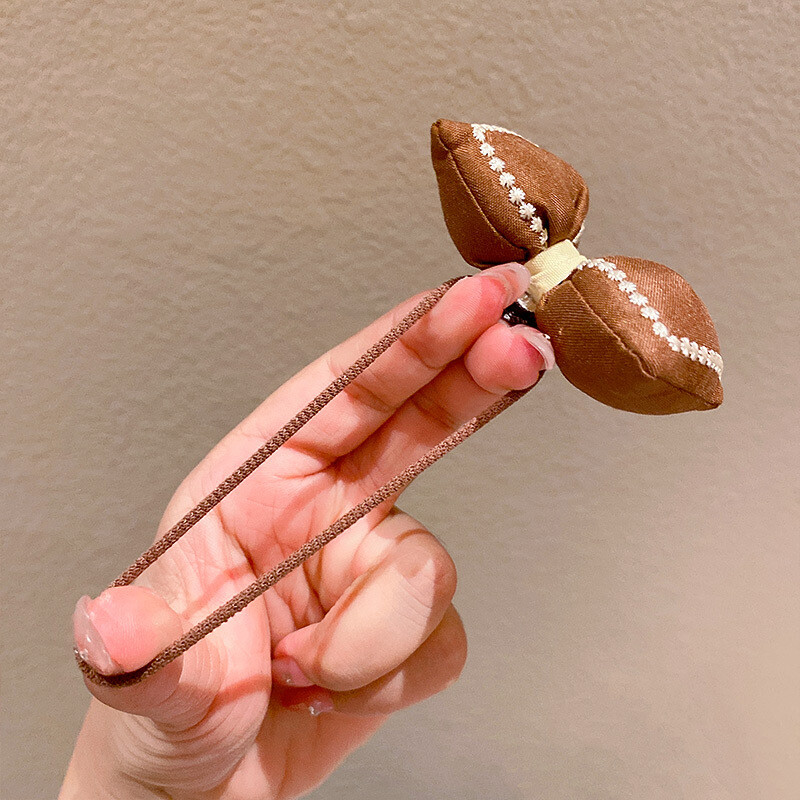 10 bucăți/set fete cu desene animate bandă de păr papion dulci benzi elastice de cauciuc prințesă flori scrunchies accesorii de păr pentru copii