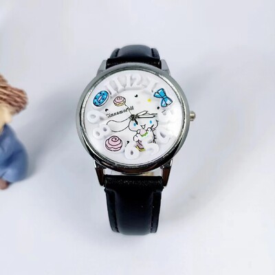 MINISO Cinnamoroll dječji sat s crtanim filmom 3D stereoskopski zaslon vodootporan Dječji modni ručni sat za djevojčicu Božićni dar