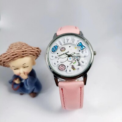 MINISO Cinnamoroll dječji sat s crtanim filmom 3D stereoskopski zaslon vodootporan Dječji modni ručni sat za djevojčicu Božićni dar