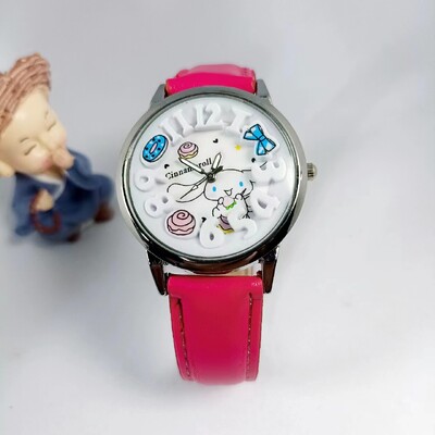 MINISO Cinnamoroll dječji sat s crtanim filmom 3D stereoskopski zaslon vodootporan Dječji modni ručni sat za djevojčicu Božićni dar