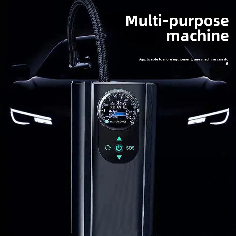 Afișaj digital Pompă de aer pentru mașină Pompă de aer pentru mașină Vehicul electric fără fir Portabil Umplere anvelope Pompă de aer universală multifuncțională