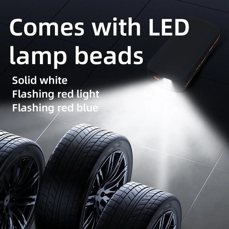 Compresor electric portabil, umflator anvelope, iluminare reîncărcabilă, oprire automată pentru mașină, motocicletă, pompă de aer, saltea de aer cu bile de bicicletă