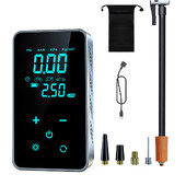 Ručni zaslon osjetljiv na dodir s LED osvjetljenjem, bežična pumpa za napuhavanje automobila i pumpa, pogodna za automobile/motocikle/bicikle/lopte