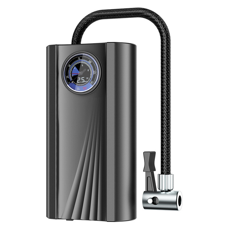3000mAh automašīnas gaisa sūknis USB elektriskais gaisa kompresors pārnēsājams mini piepūšanas sūknis rokas digitālais displejs uzlādes sūkņa piederumi