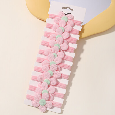 10 komada slatkih djevojaka Najlonske cvjetne gumice za kosu Candy Elastične mašne Gumice za kosu Repići Uže za kosu Gumene gumice za kosu Gume za kosu Dodaci