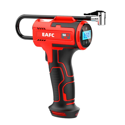 EAFC 150PSI Безжична помпа за надуване на кола с мека дръжка, Електрическа 4000mAh Въздушна помпа за автомобилни гуми за кола, мотоциклет, велосипед, лодка, топки