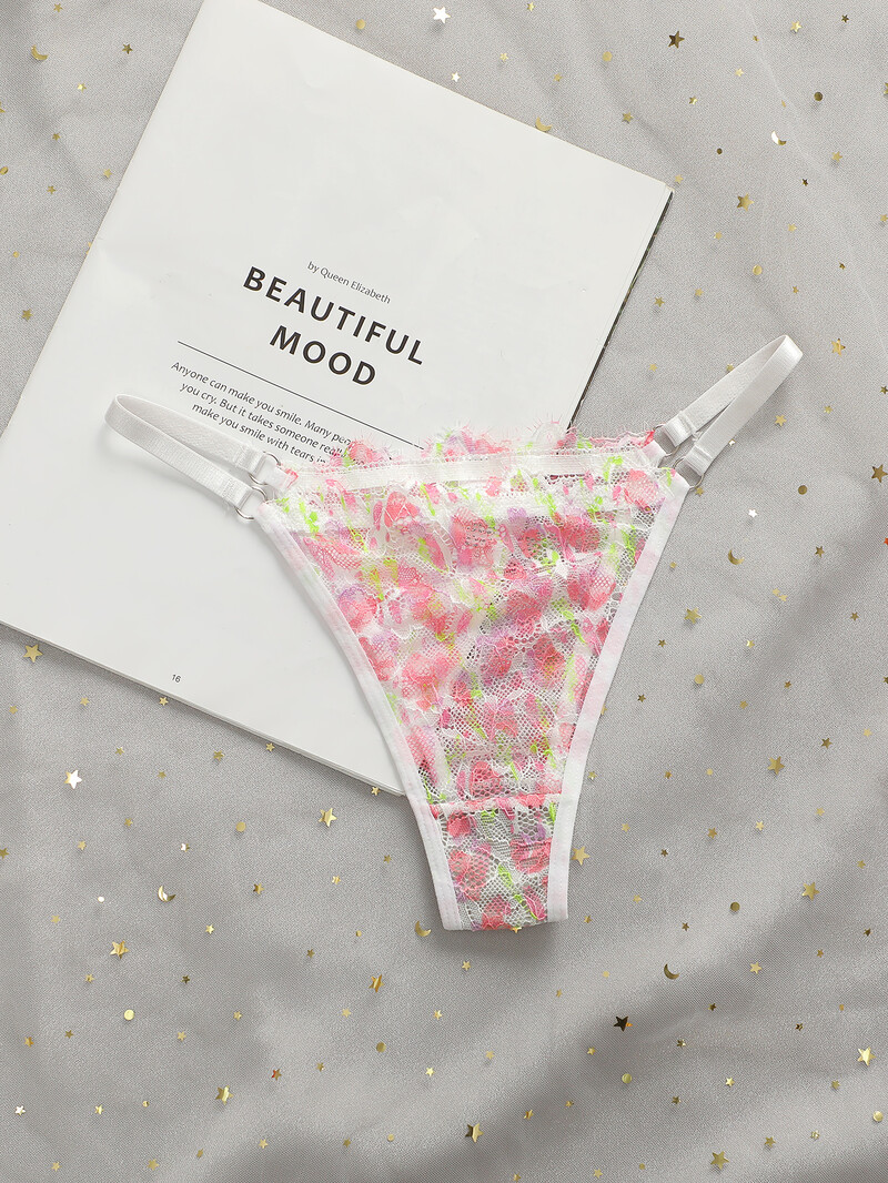 Set de lenjerie de corp pentru sutien cu margini de oțel pentru femei, stil subțire, roz, proaspăt, casual și romantic, YS023