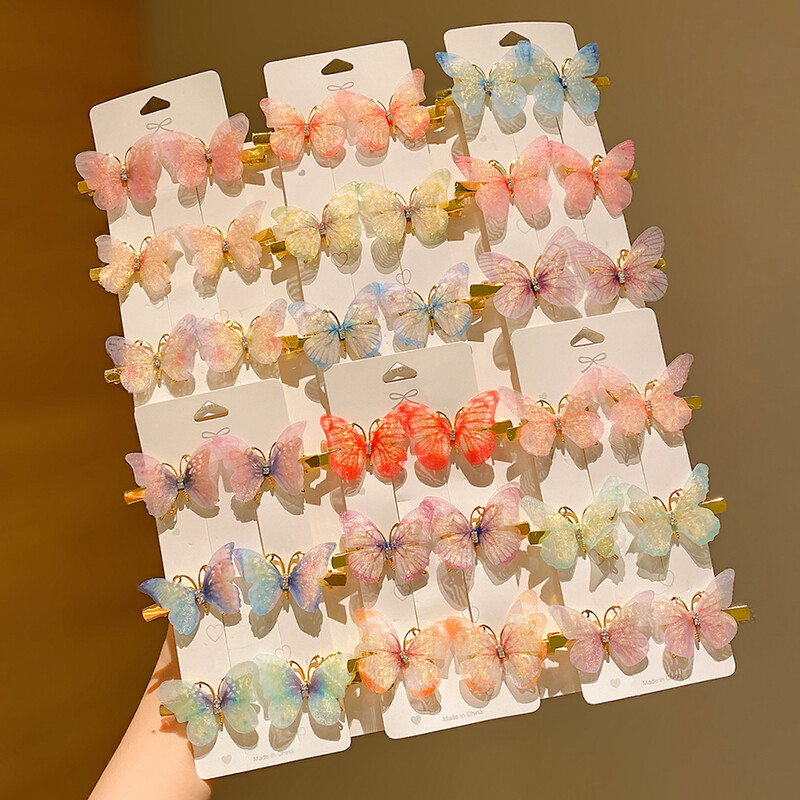 6/12/24/36 komada slatkih curica leptir ukosnica koje ne štete kosi, super lijepe i slatke ukosnice