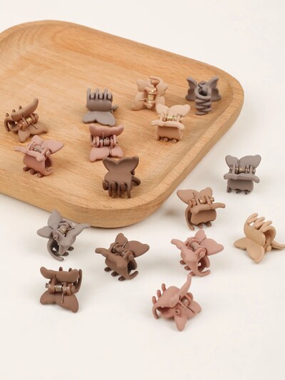 50 komada Šarene mini kopče za kosu Stege Dodaci za djevojčice Male ukrasne kopče za kosu Različite boje