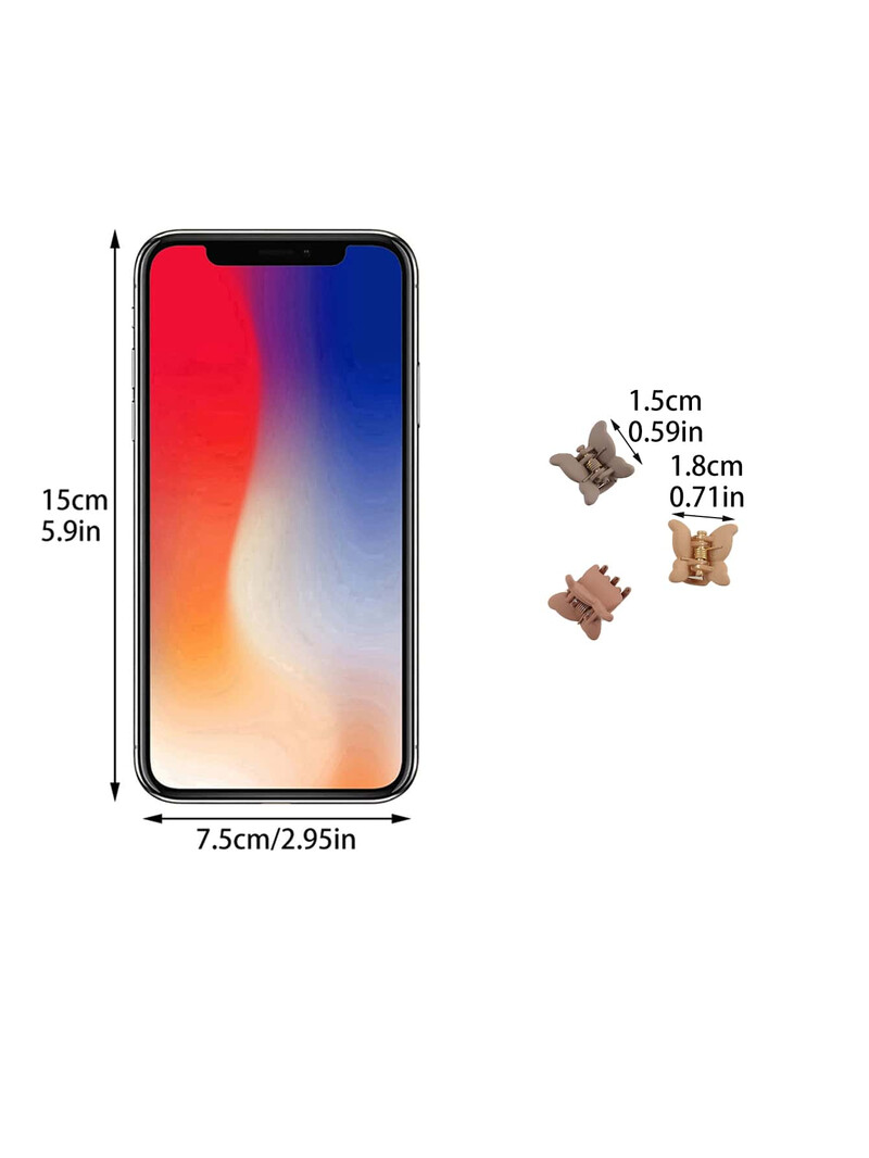 50 komada Šarene mini kopče za kosu Stege Dodaci za djevojčice Male ukrasne kopče za kosu Različite boje