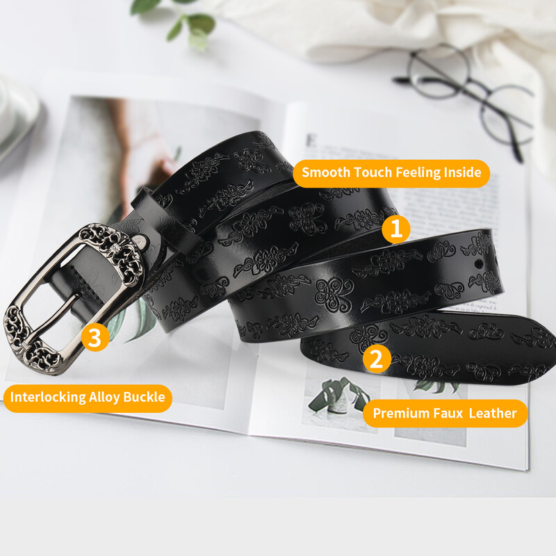 Curea de dama centura din piele naturala, blugi dama largi si versatili, curea la moda si decorativa, marime mare extinsa