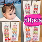 50 buc. Accesorii pentru păr. Amestecul de șnururi pentru cap drăguț, fără a deteriora părul. Bandă de cauciuc mică, 100 de bucăți de păr, frânghie de păr.