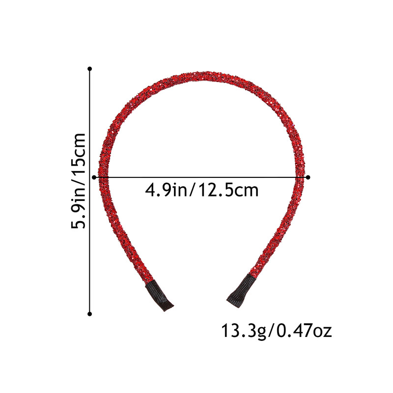 8бр. Ленти за глава за Свети Валентин за момичета, обичат розово, червено, лента за коса, блестящи ленти за глава, шапки за момичета, детско парти, аксесоари за коса