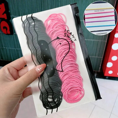 Benzi elastice de păr pentru fete Accesorii pentru păr Bandă de cauciuc Suport pentru coadă de cal pentru copii Legături de păr pentru copii Bentiță și frânghie de păr coada-calului