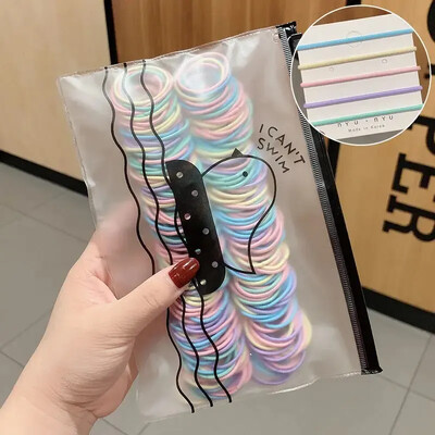 Benzi elastice de păr pentru fete Accesorii pentru păr Bandă de cauciuc Suport pentru coadă de cal pentru copii Legături de păr pentru copii Bentiță și frânghie de păr coada-calului