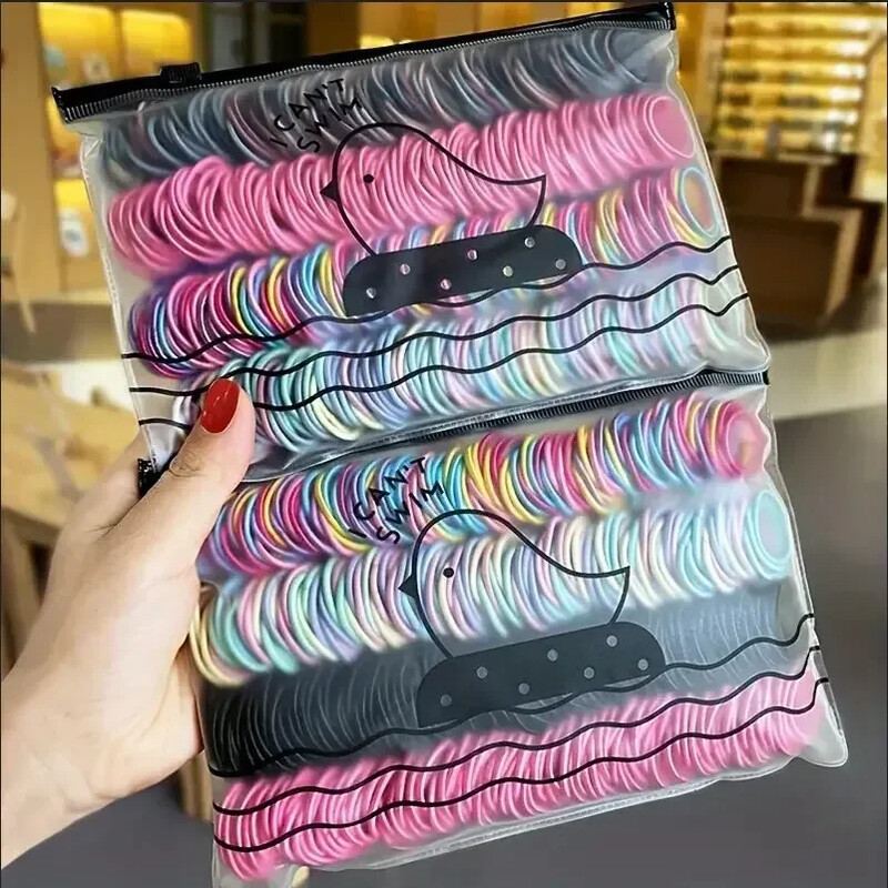 Benzi elastice de păr pentru fete Accesorii pentru păr Bandă de cauciuc Suport pentru coadă de cal pentru copii Legături de păr pentru copii Bentiță și frânghie de păr coada-calului