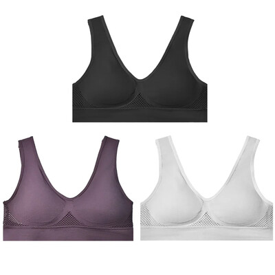 Sportski grudnjak otporan na udarce Run Prekrasna leđa Bešavni grudnjaci Fitnes gornjište protiv opuštanja Meka potpora Ženski joga prsluk visoke čvrstoće