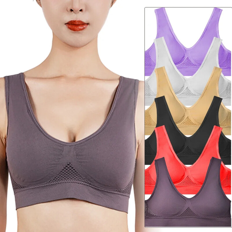 Sportski grudnjak otporan na udarce Run Prekrasna leđa Bešavni grudnjaci Fitnes gornjište protiv opuštanja Meka potpora Ženski joga prsluk visoke čvrstoće