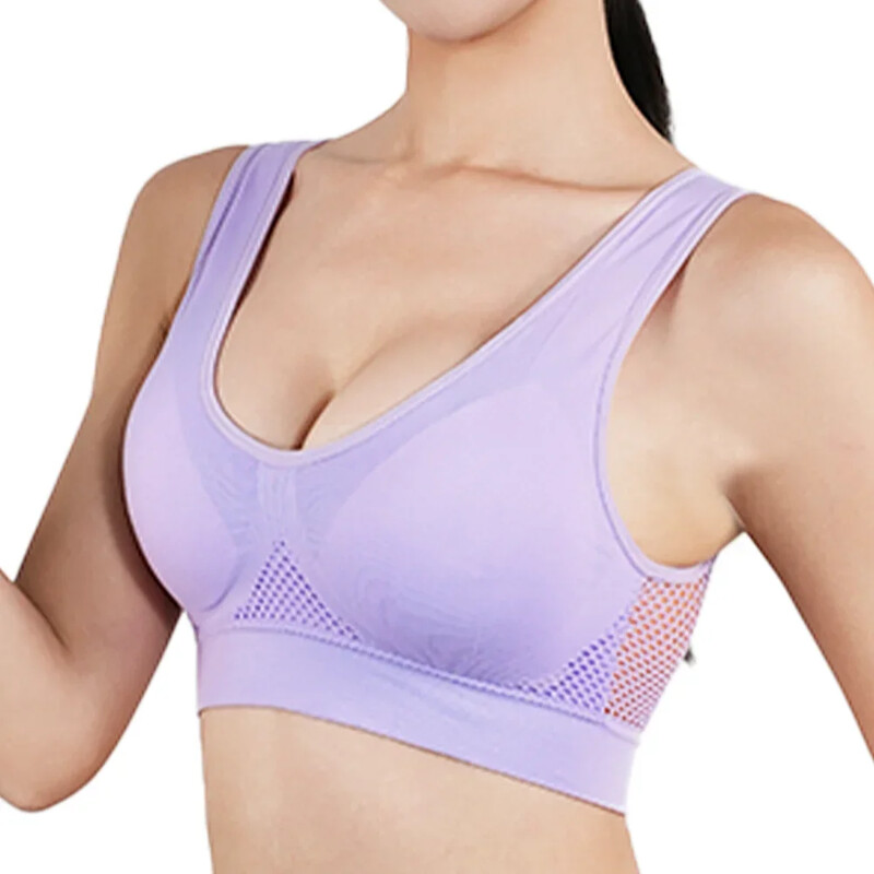 Sportski grudnjak otporan na udarce Run Prekrasna leđa Bešavni grudnjaci Fitnes gornjište protiv opuštanja Meka potpora Ženski joga prsluk visoke čvrstoće