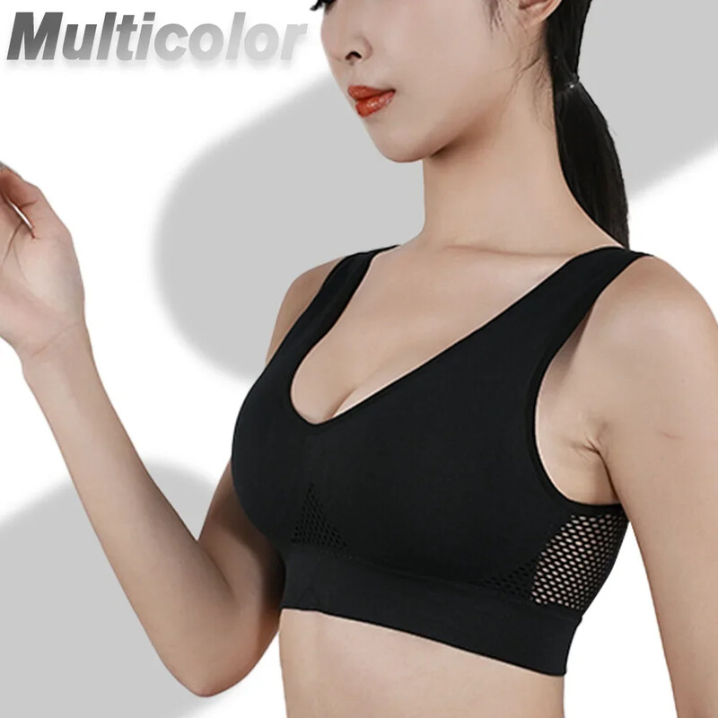 Sportski grudnjak otporan na udarce Run Prekrasna leđa Bešavni grudnjaci Fitnes gornjište protiv opuštanja Meka potpora Ženski joga prsluk visoke čvrstoće