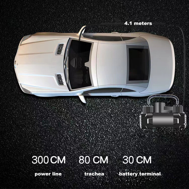 Zračna pumpa za automobilske gume Snažna električna zračna pumpa za prešanje, kompresor otporan na led, kompresor za napuhavanje automobilskih guma Dodaci za popravak automobila