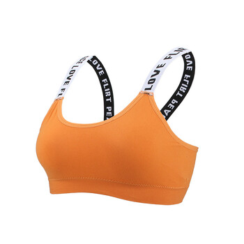 2PCS Дишащ секси безшевен топ Дамски спортен сутиен Letter Strap Back Bely Impact For Gym Fitness Yoga Sportswear Push Up Bra