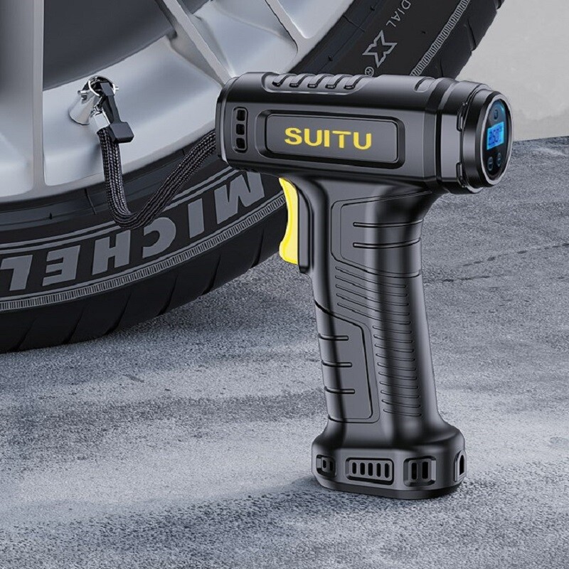 Ručni inteligentni digitalni zaslon za automobil s bežičnim punjenjem električni prijenosni automobil za kućanstvo Zračna pumpa za gume Zračna pumpa za vozila