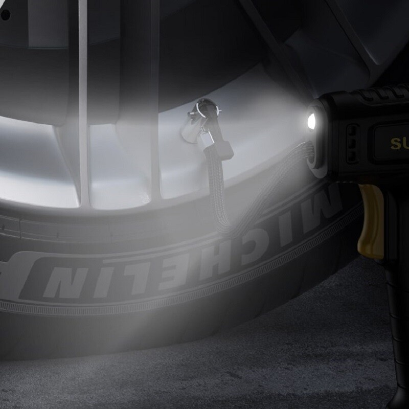 Ručni inteligentni digitalni zaslon za automobil s bežičnim punjenjem električni prijenosni automobil za kućanstvo Zračna pumpa za gume Zračna pumpa za vozila