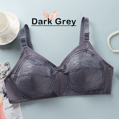 Дамски сутиен, дантелена голяма чашка, ултратънък, без гъба, прозрачен Push up сутиен Безжично секси бельо Сутиени с чашка 34-46C