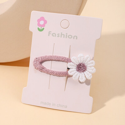 2 бр./компл. Ins Щипки за коса с цветя на маргаритки Бебешки фиби за деца Дантела Бяла барета Принцеса Детски аксесоари за коса на едро