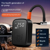 Pompă de aer pentru mașină inteligentă pentru bicicletă Pompă de aer cu plug-in fără fir Pompă de aer pentru mașină pentru drumuri Pompă de aer pentru pneuri electrice pentru biciclete