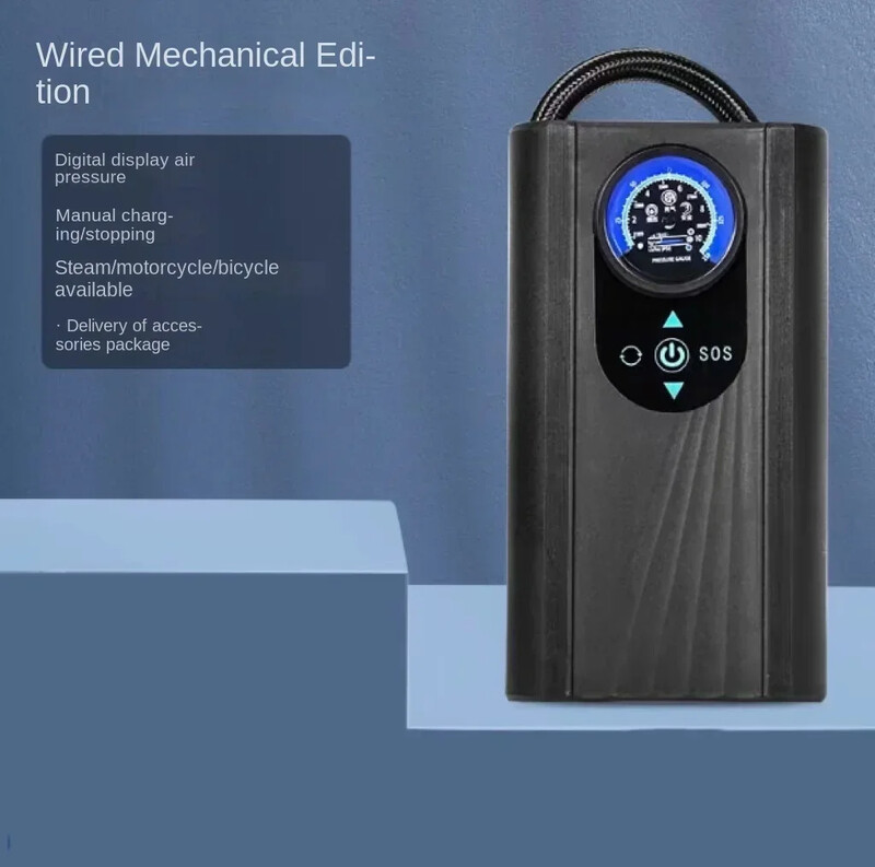 Pompă de aer pentru mașină inteligentă pentru bicicletă Pompă de aer cu plug-in fără fir Pompă de aer pentru mașină pentru drumuri Pompă de aer pentru pneuri electrice pentru biciclete