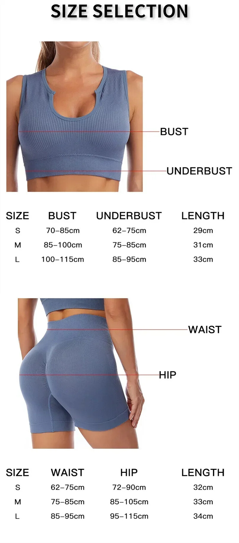 Sutien sport nou pentru femei Sexy cu gâtul în U Push Up Sală de gimnastică Jogging Yoga Fitness Vestă antișoc Crop Tops Set sutiene sport pentru femei