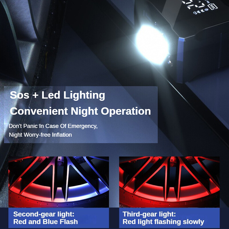 Bežični 150PSI zračni kompresor za automobil Višenamjenska električna zračna pumpa za napuhavanje guma za automobile, motocikle, čamce, kuglice za gume