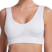 S-7XL Plus Size Grid Air Holes Sutien sport fără sârmă Lenjerie de corp pentru femei Rezistent la șocuri Yoga Sutien alergare Vestă scobită