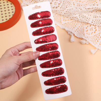 10 bucăți/set agrafe de păr pentru copii, pentru petrecere coreeană, paiete, agrafe BB, agrafe de păr lucrate manual, accesorii pentru păr pentru fete