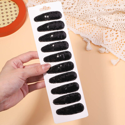 10 bucăți/set agrafe de păr pentru copii, pentru petrecere coreeană, paiete, agrafe BB, agrafe de păr lucrate manual, accesorii pentru păr pentru fete