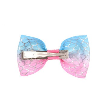 Κλιπ 10 τμχ Rainbow Unicorn Star Hair Bows για παιδικά κορίτσια Χειροποίητα μπουτίκ Hairgrips Headwear Hair Accessories χονδρική