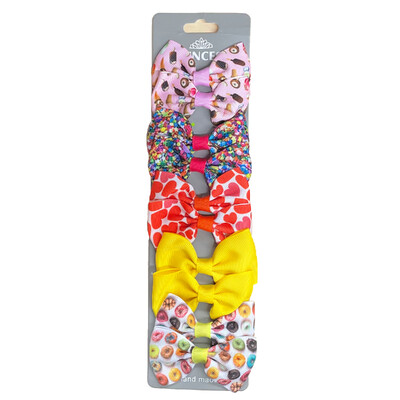 10 bucăți curcubeu unicorn stea funde de păr clip pentru copii fete handmade boutique hairgrips accesorii de păr en-gros