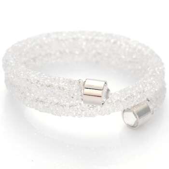 New Arrival Exquisive Double Circle Crystal Rhinestones Dust Cuff βραχιόλι βραχιόλι για γυναίκες Νέα μόδα κοσμήματα δώρο βραχιόλι