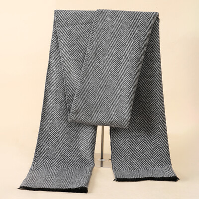 Moda 180*30cm Eșarfe Bărbați Toamnă Iarnă Gros Călduț Cașmir Business Long Wraps Baiat Clasic Sal Toba de esapament